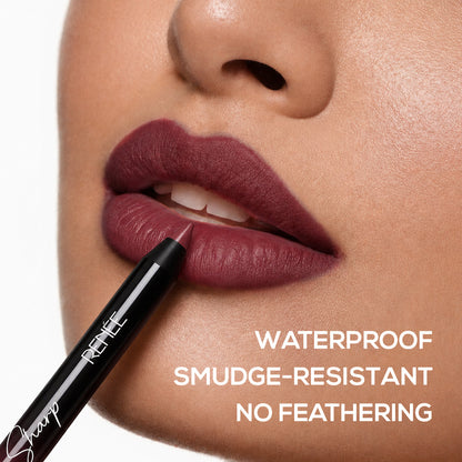 RENEE Stay Sharp Matte Lip Liner, Waterproof & Smudge-Resistant