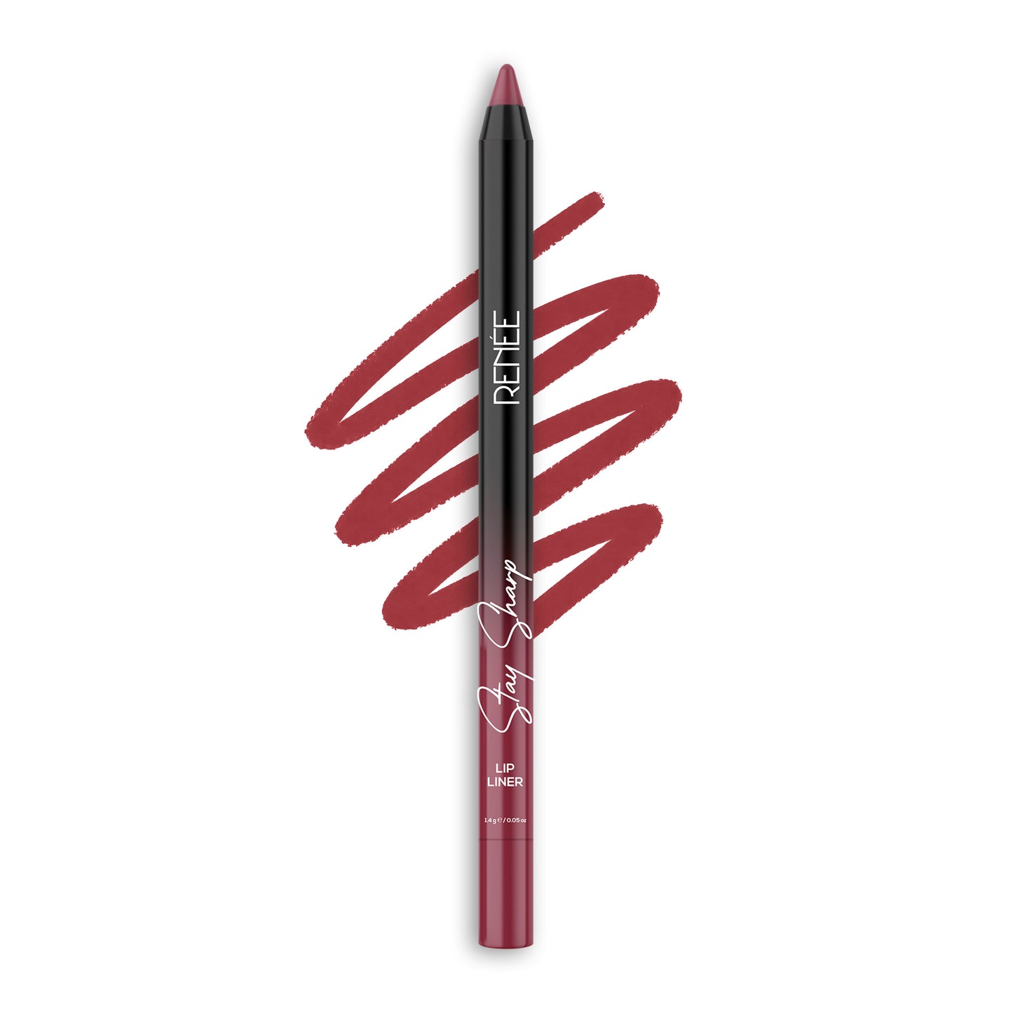 RENEE Stay Sharp Matte Lip Liner, Waterproof & Smudge-Resistant