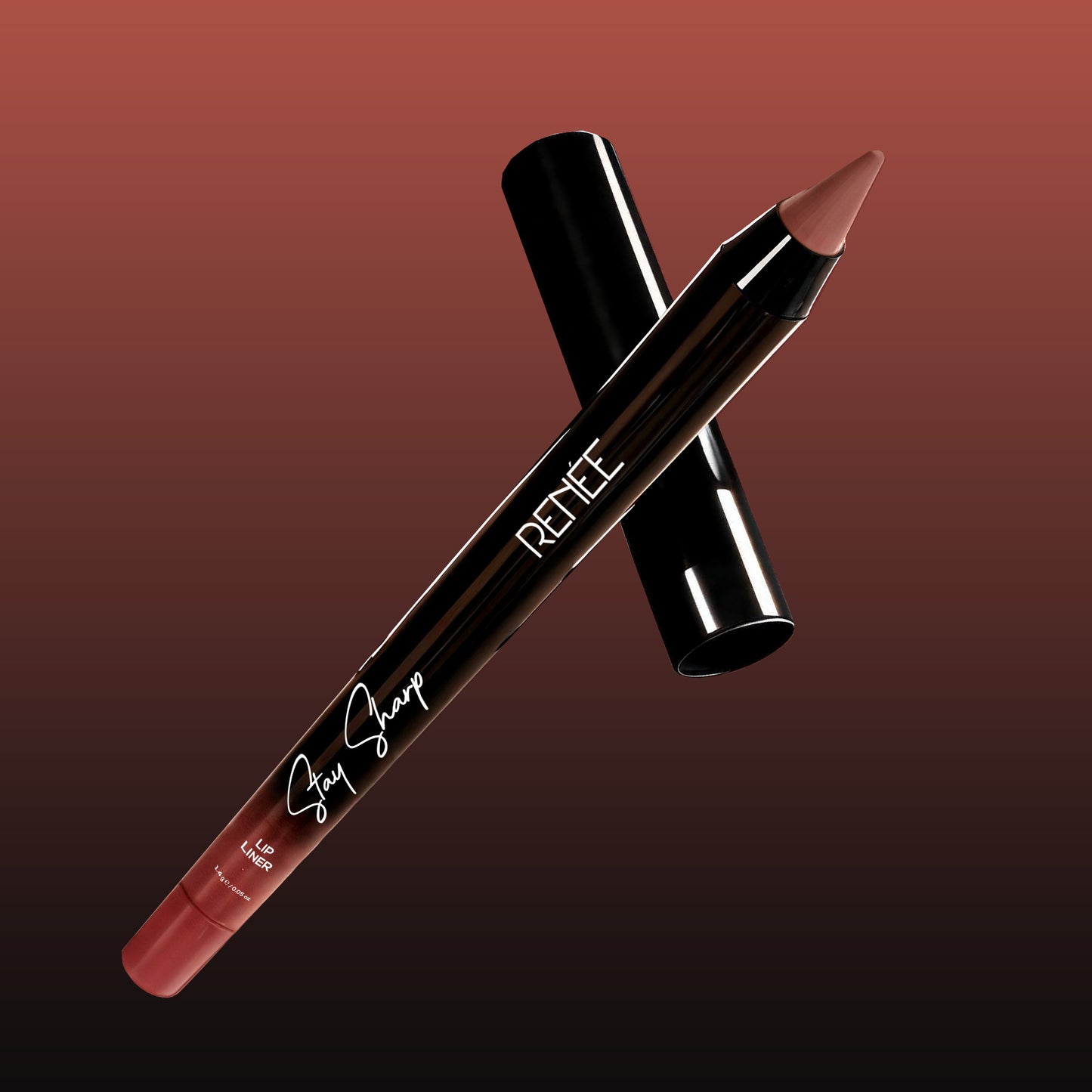 RENEE Stay Sharp Matte Lip Liner, Waterproof & Smudge-Resistant
