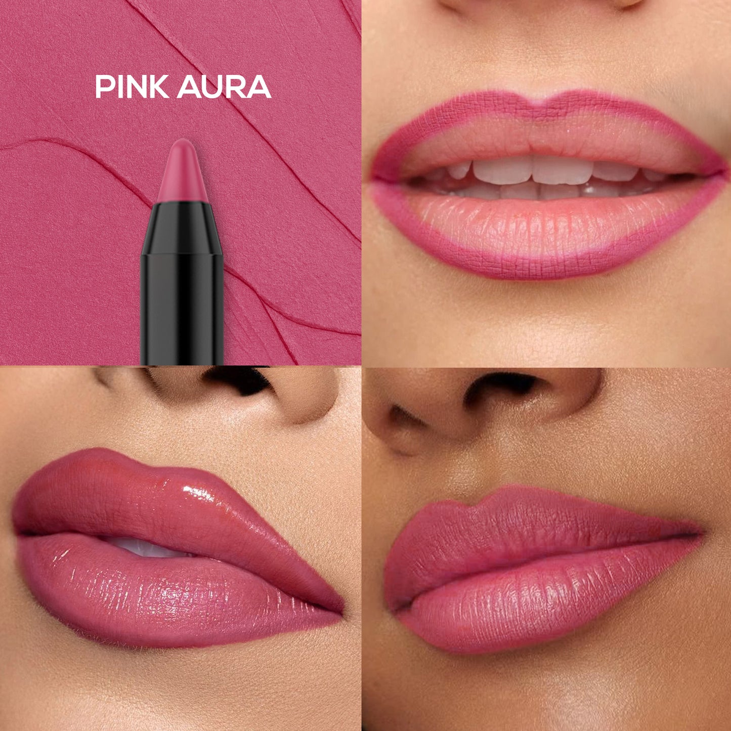 RENEE Stay Sharp Matte Lip Liner, Waterproof & Smudge-Resistant