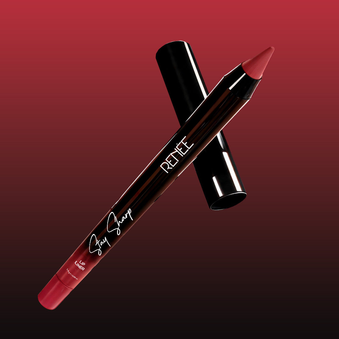 RENEE Stay Sharp Matte Lip Liner, Waterproof & Smudge-Resistant