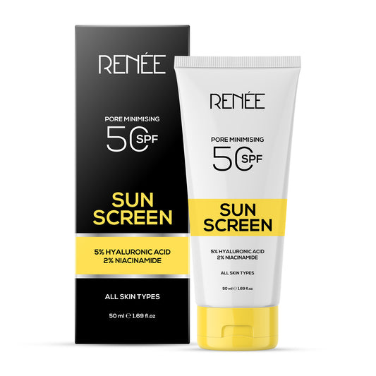 RENEE Pore Minimizing Sunscreen SPF 50 with 5% Hyaluronic acid and 2% Niacinamide