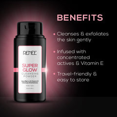 RENEE Super Glow Cleansing Powder with Acai berry & Vitamin E