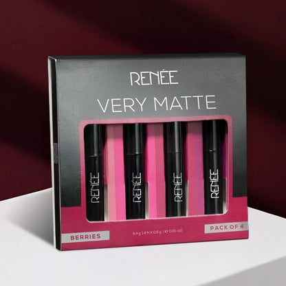 RENEE Very Matte Lipsticks - Long Lasting Weightless Velvety Formula