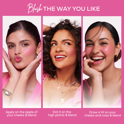 RENEE You Are Blushing Powder Blush With Matte Finish