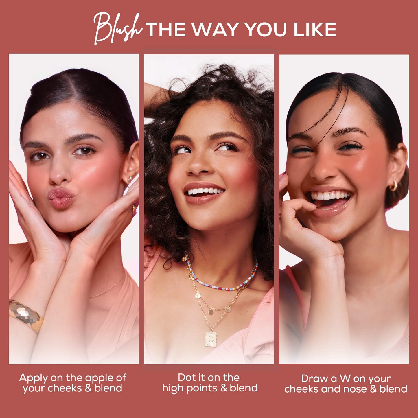 RENEE You Are Blushing Powder Blush With Matte Finish