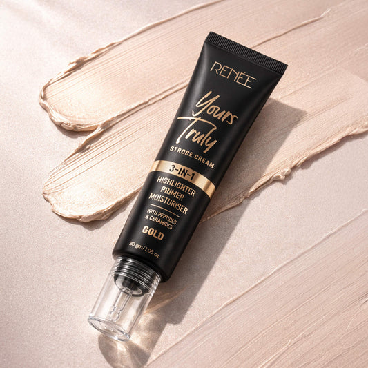RENEE Yours Truly Strobe Cream | 3-In-1 Highlighter, Primer & Moisturiser, 30g