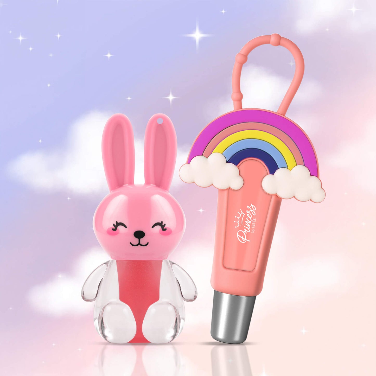 Cloudshine Lip Gloss & Bunny Tint | Combo For Preteens, By Princess By Renee