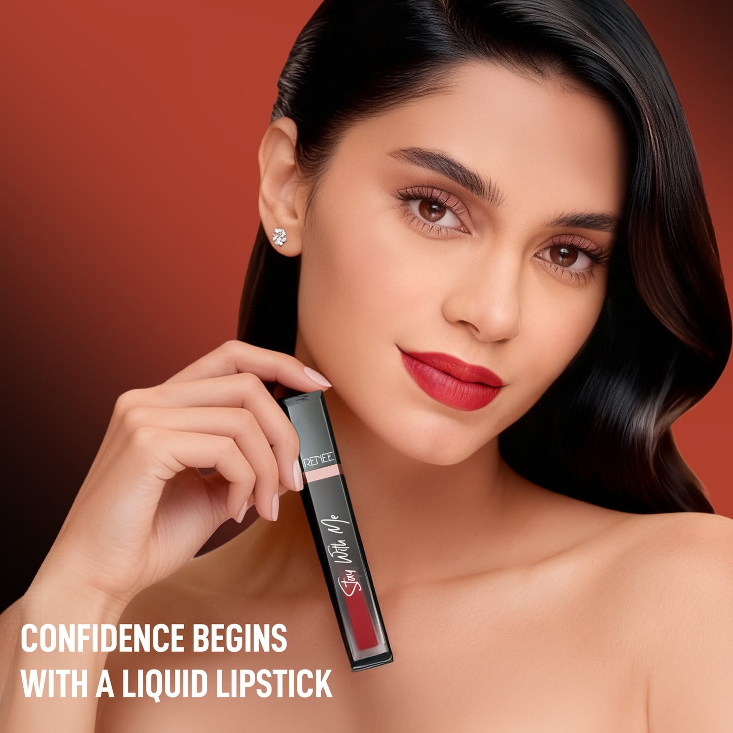 RENEE Stay With Me Matte Liquid Lipstick, 6 ml