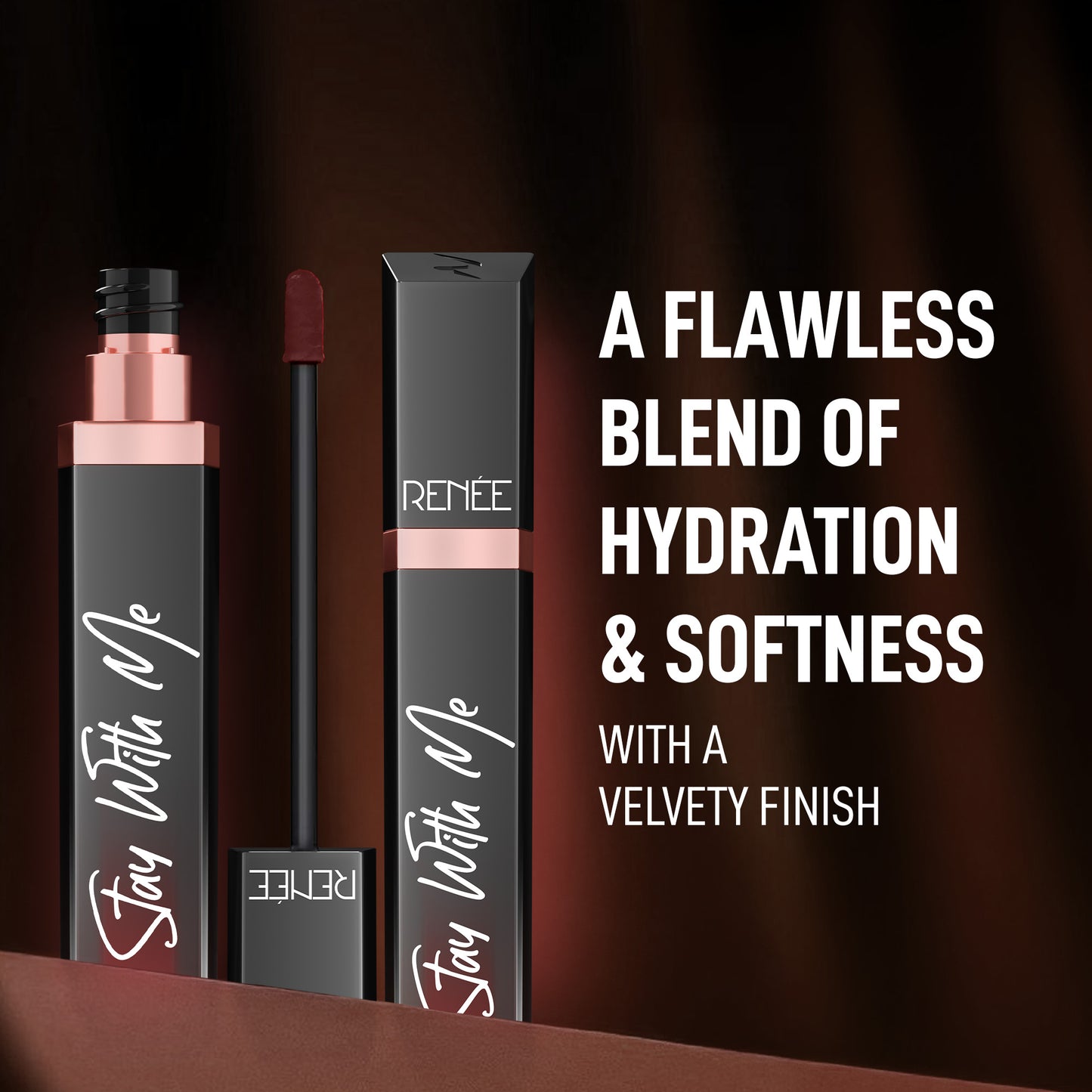 RENEE Stay With Me Matte Liquid Lipstick, 6 ml