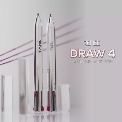 RENEE Draw 4 4-IN-1 Lip Liner