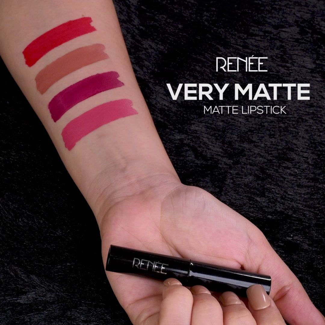 リスティックの研究　4枚セット RENEE Very Matte Lipsticks Pack of 4, 6.4g – Renee Cosmetics