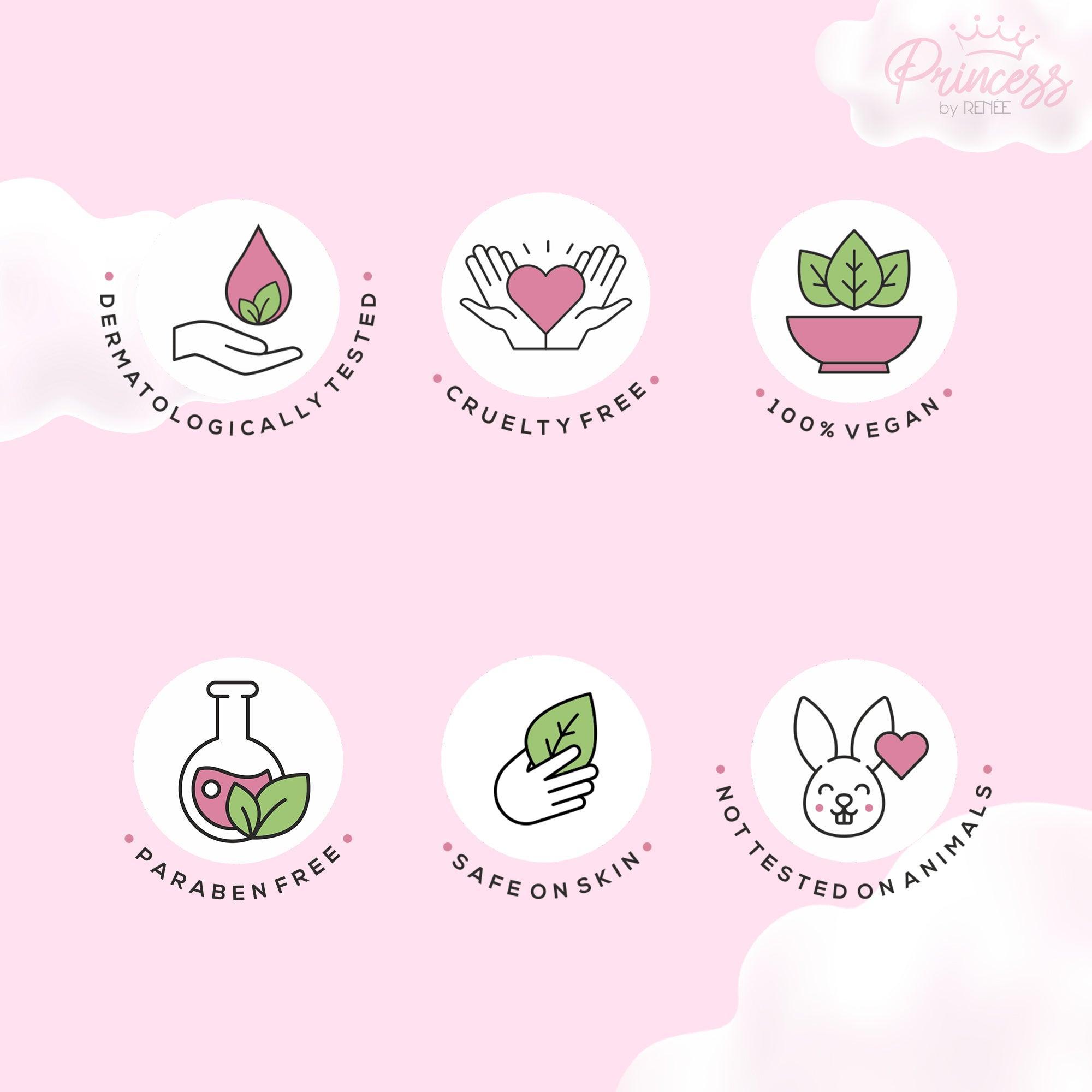 Princess By RENEE Snowball Lip Balm, 3gm - Renee Cosmetics
