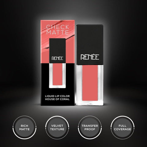 RENEE Check Matte Liquid Lip Color 2.5ml - Renee Cosmetics