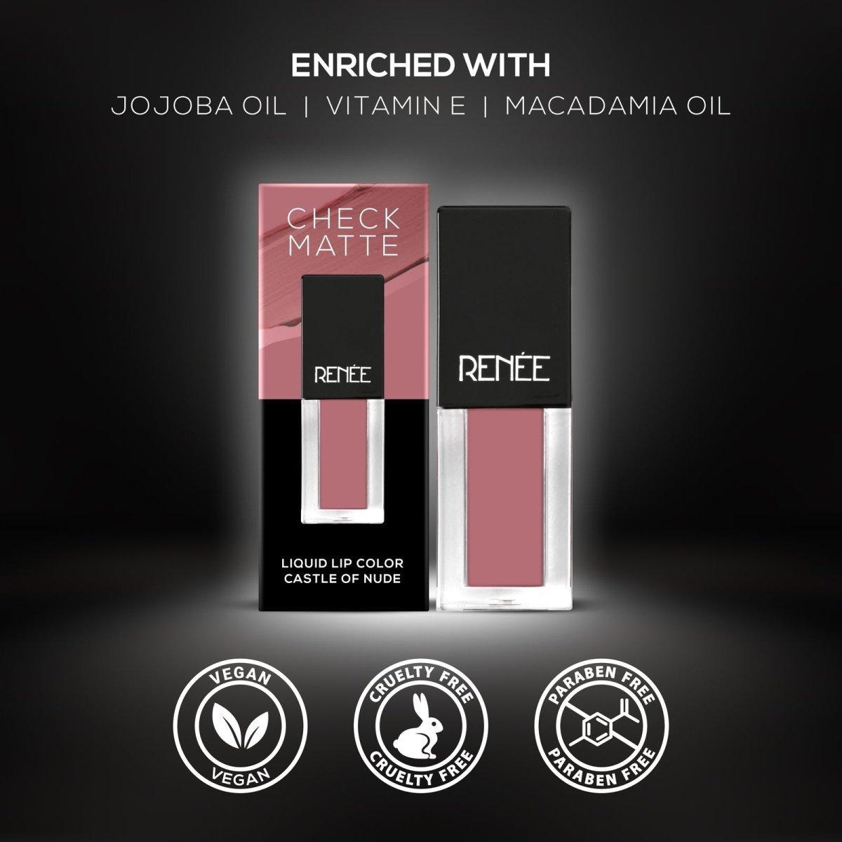 RENEE Check Matte Liquid Lip Color 2.5ml - Renee Cosmetics