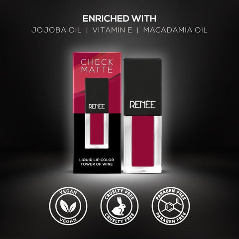 RENEE Check Matte Liquid Lip Color 2.5ml - Renee Cosmetics