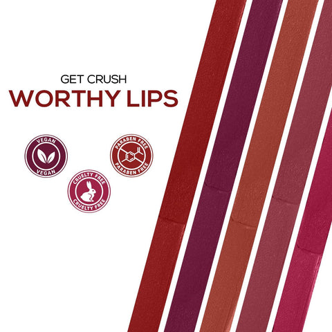 RENEE Crush Glossy Lipstick, 4gm - Renee Cosmetics