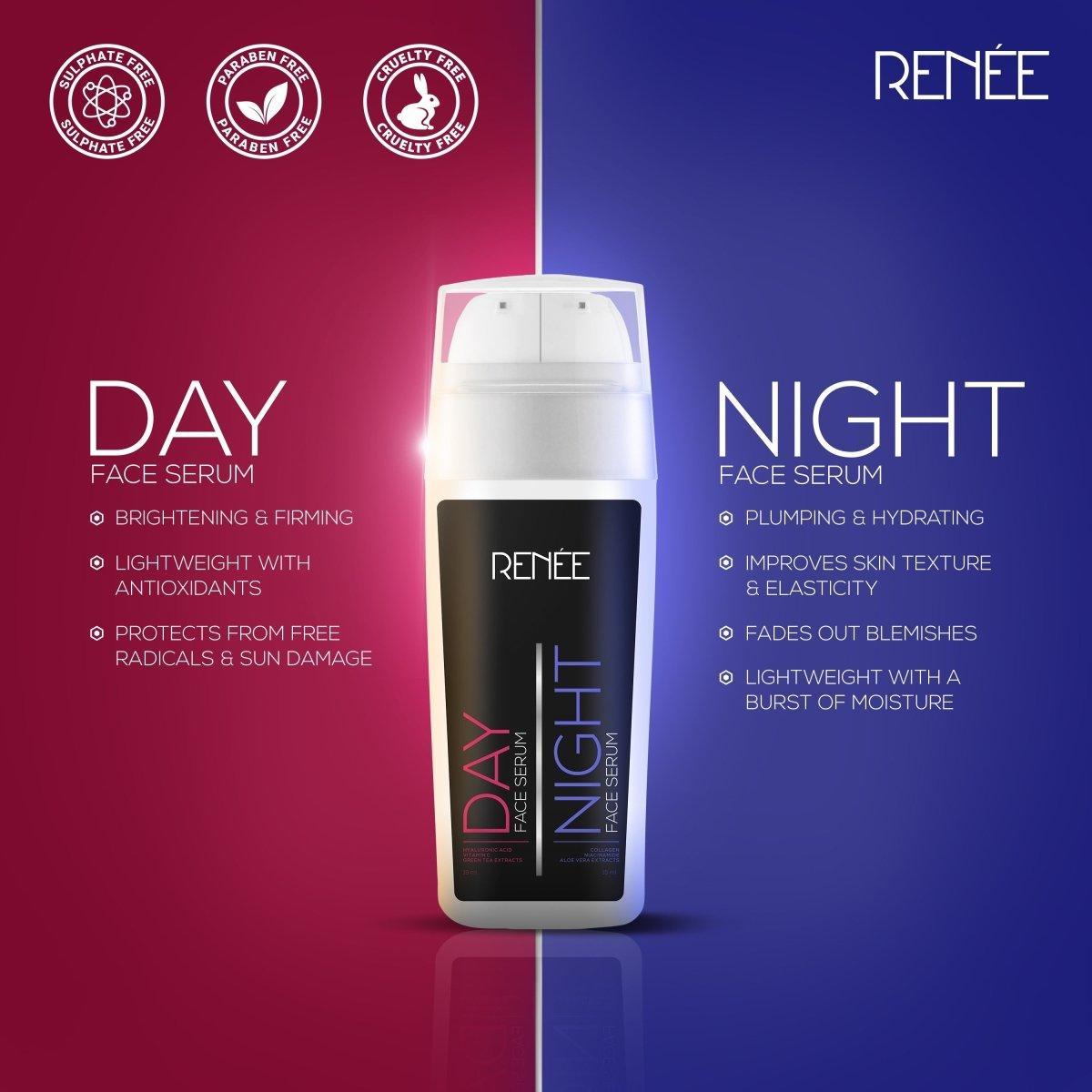 RENEE Day & Night 2-In-1 Face Serum 30ml - Renee Cosmetics