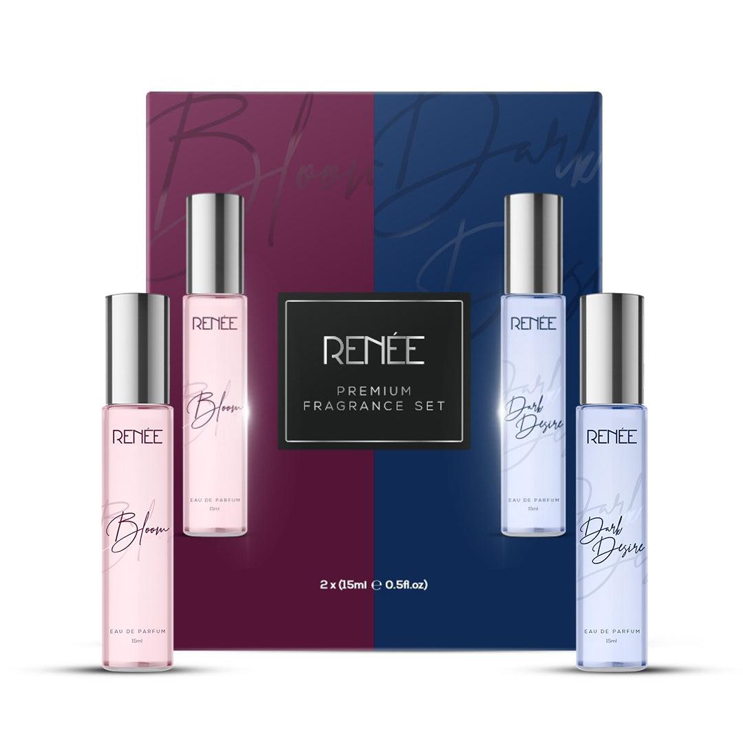 RENEE Eau De Parfum Premium Fragrance Set - Bloom & Dark Desire 15ml each - Renee Cosmetics