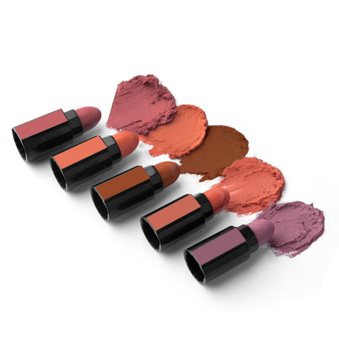 RENEE Fab 5 Nude 5-in-1 Lipstick & Oh Boy Brown Lip Gloss Combo - Renee Cosmetics