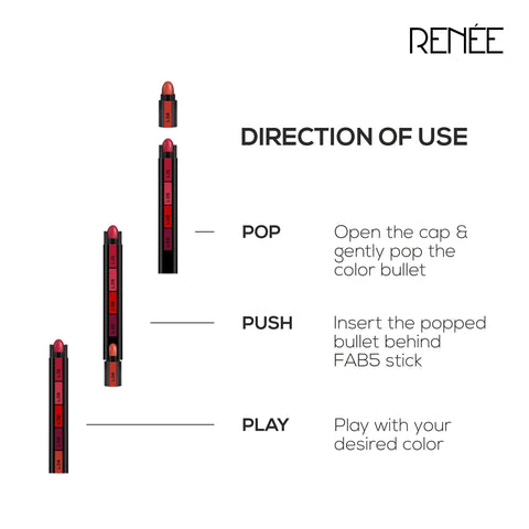 RENEE Fab Bullet, 1.5gm - Renee Cosmetics