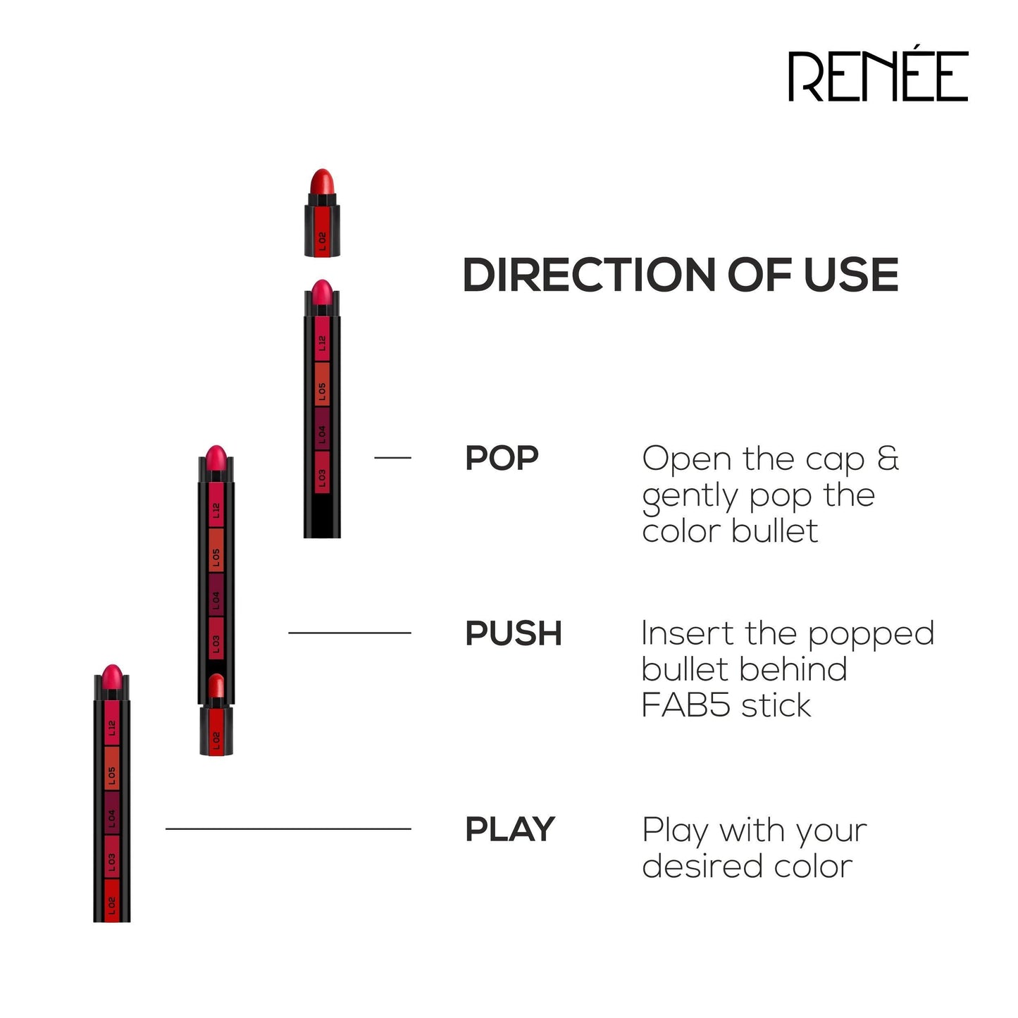 RENEE Fab Bullet, 1.5gm - Renee Cosmetics