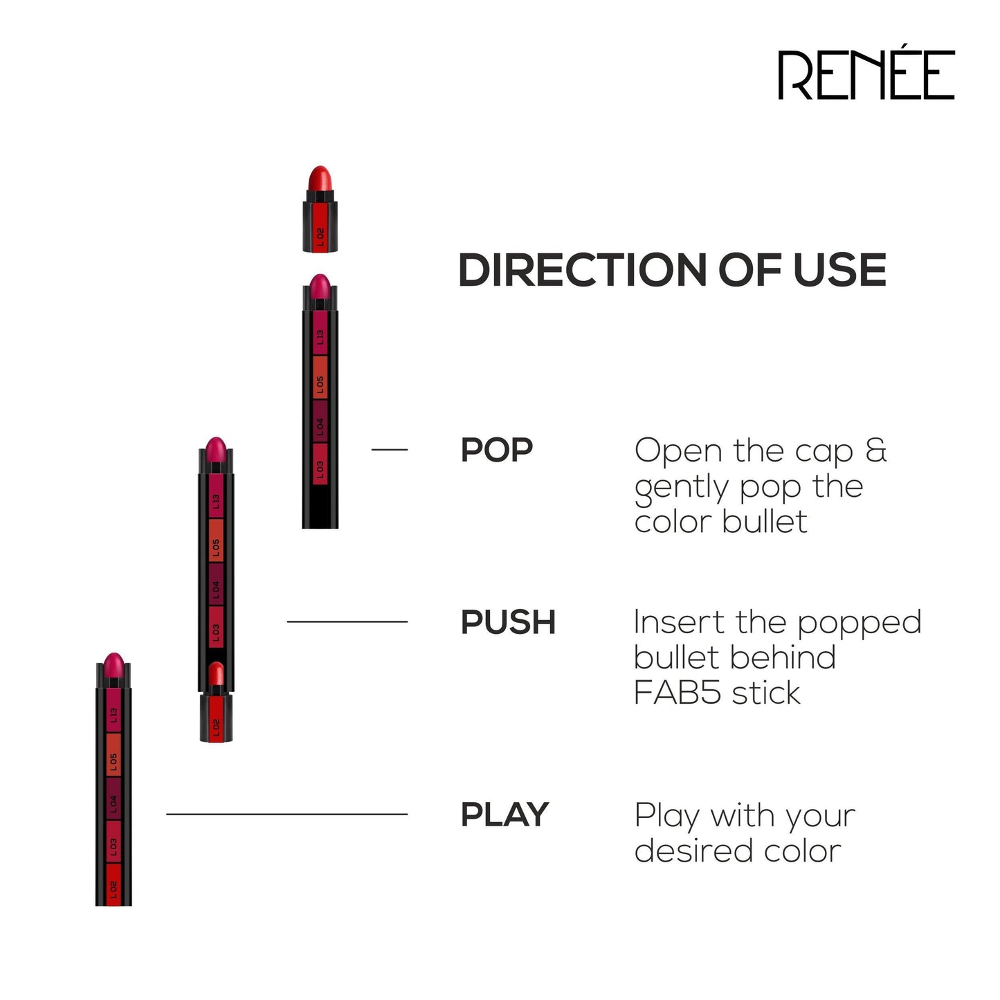 RENEE Fab Bullet, 1.5gm - Renee Cosmetics