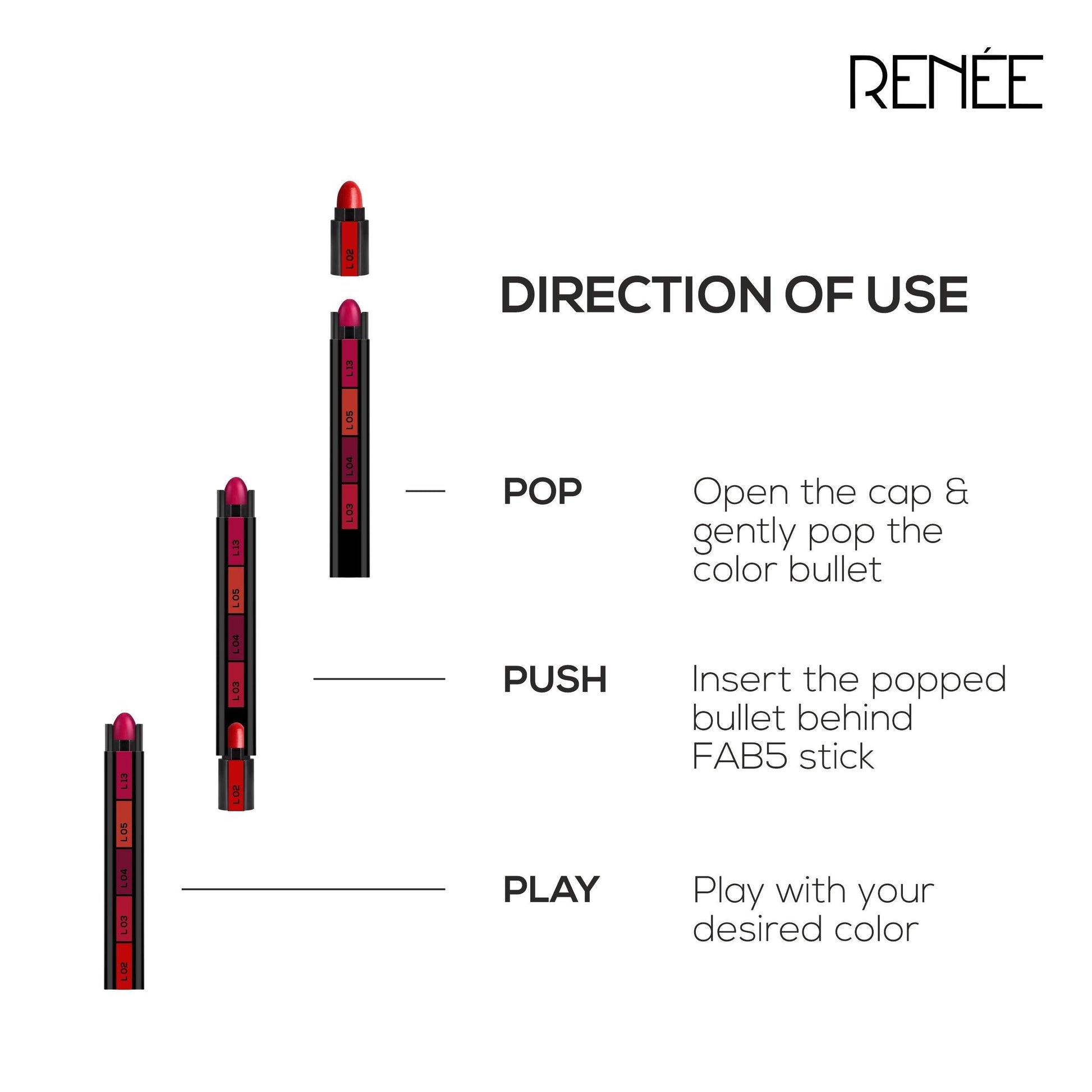 RENEE Fab Bullet, 1.5gm - Renee Cosmetics