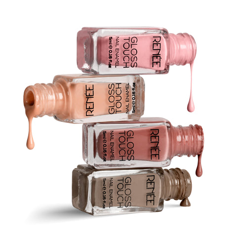 RENEE Gloss Touch Set of 4 Nail Enamels, 5ml each - Renee Cosmetics