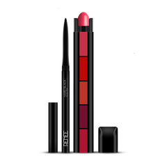 RENEE Hard Black Kajal & Fab 5 5-in-1 Lipstick Combo - Renee Cosmetics