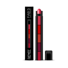 RENEE Hard Black Kajal & Fab 5 5-in-1 Lipstick Combo - Renee Cosmetics