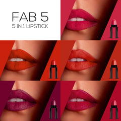 RENEE Hard Black Kajal & Fab 5 5-in-1 Lipstick Combo - Renee Cosmetics