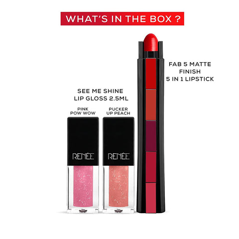 RENEE Juicy Lips Makeup Combo - Renee Cosmetics