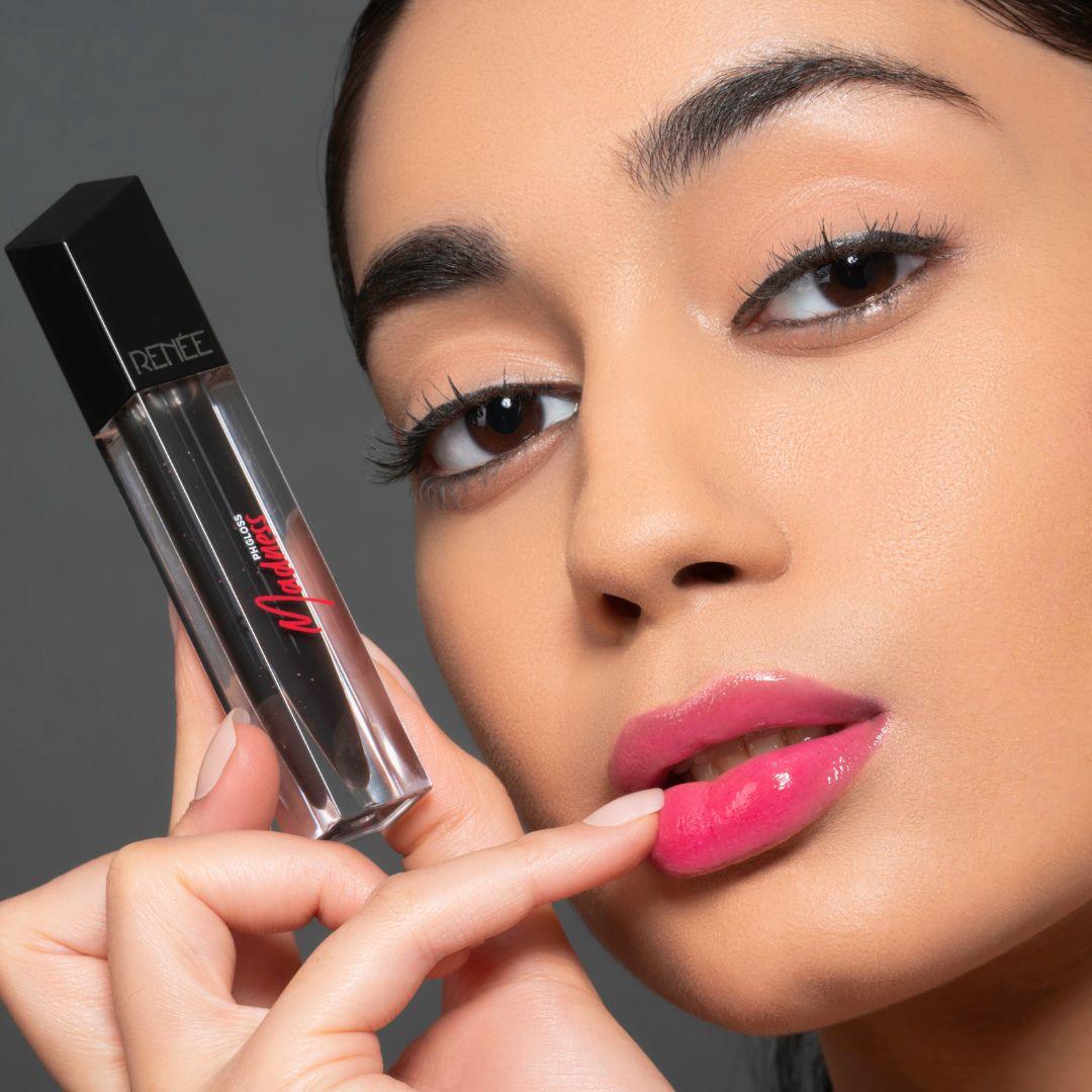 RENEE Madness PH Lip Gloss, 4.5ml | Black Lip Gloss Pink Pay Off - Renee Cosmetics