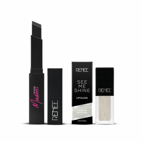 RENEE Madness PH Stick & Lady In Crystal Lip Gloss Combo - Renee Cosmetics