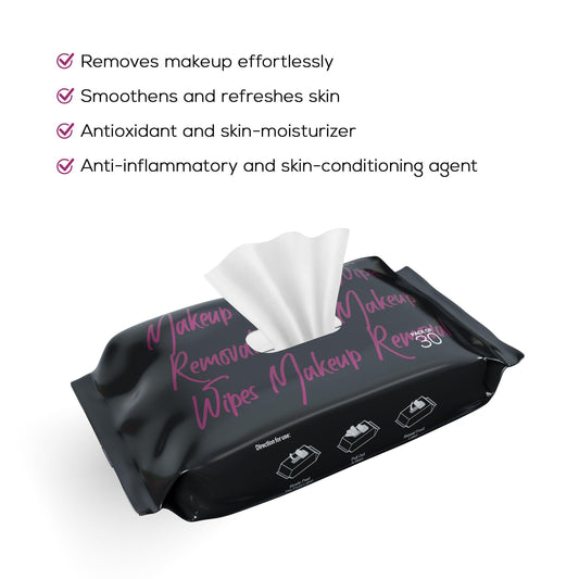 RENEE Makeup Removal Wipes, 30 Wipes - Renee Cosmetics