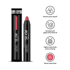 RENEE Talk Matte Crayon Lipstick 4.5gm - Renee Cosmetics