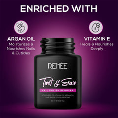 RENEE Twist & Erase Nail Polish Remover 60ml - Renee Cosmetics