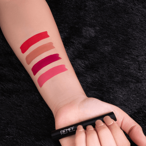 RENEE Very Matte Pack of 4 Matte Lipsticks 1.6gm each - Renee Cosmetics