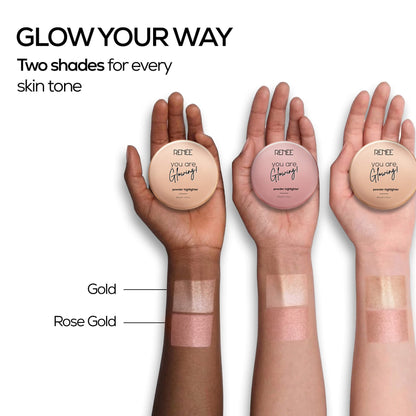 RENEE You Are Glowing Powder Highlighter With Luminous Shine