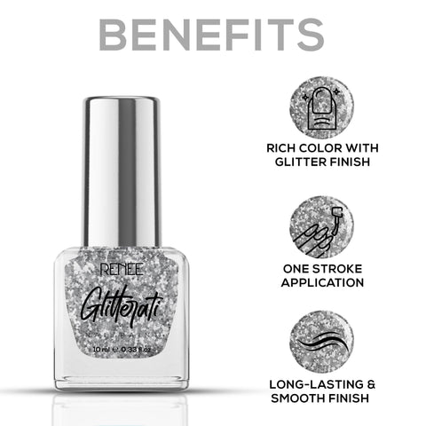 RENEE Glitterati Nail Paint 10ml